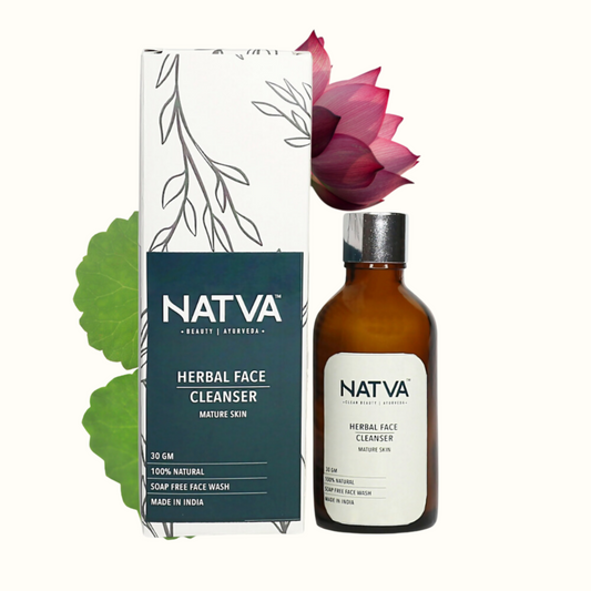 natural herbal face cleanser mature skin