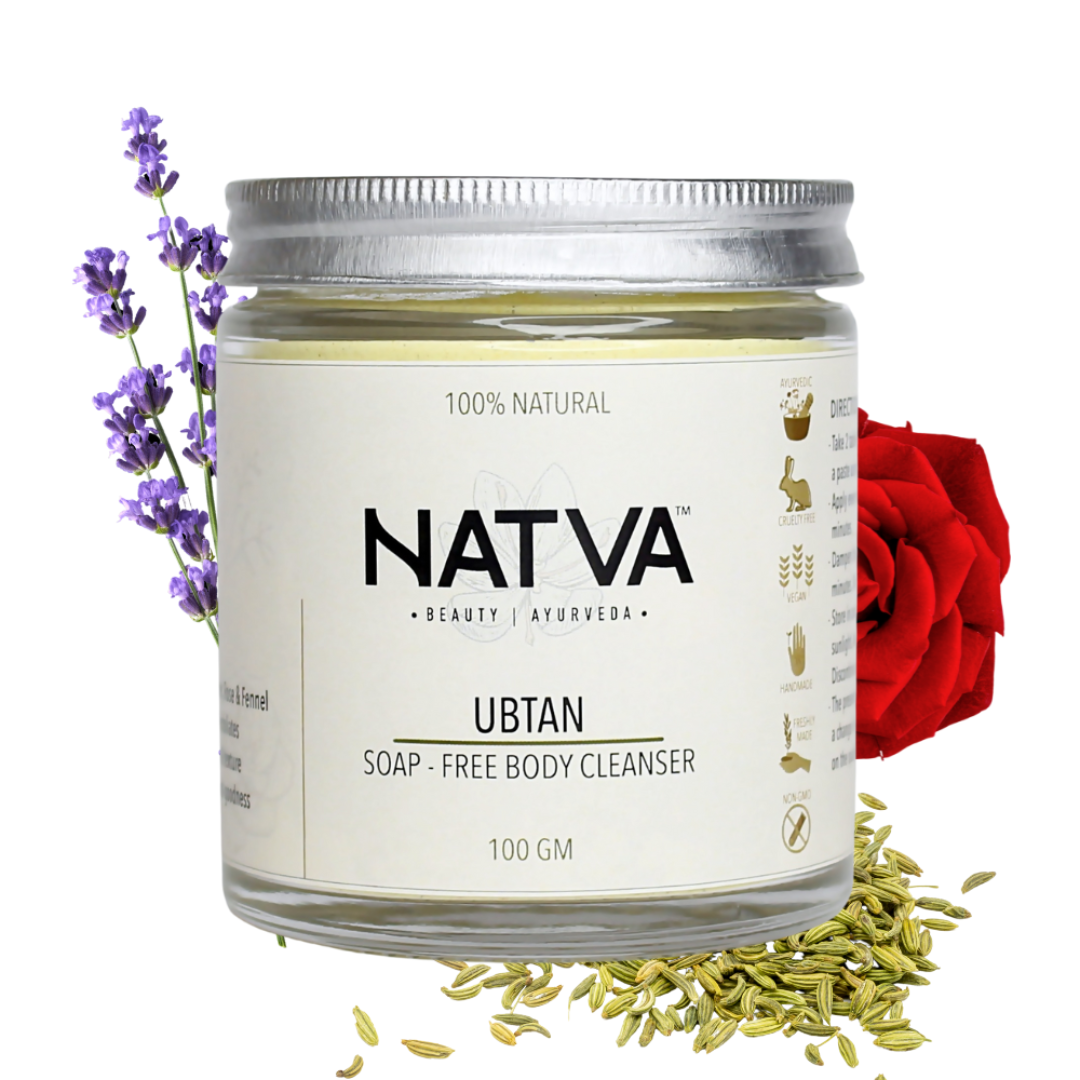 ubtan soap free body cleanser wash