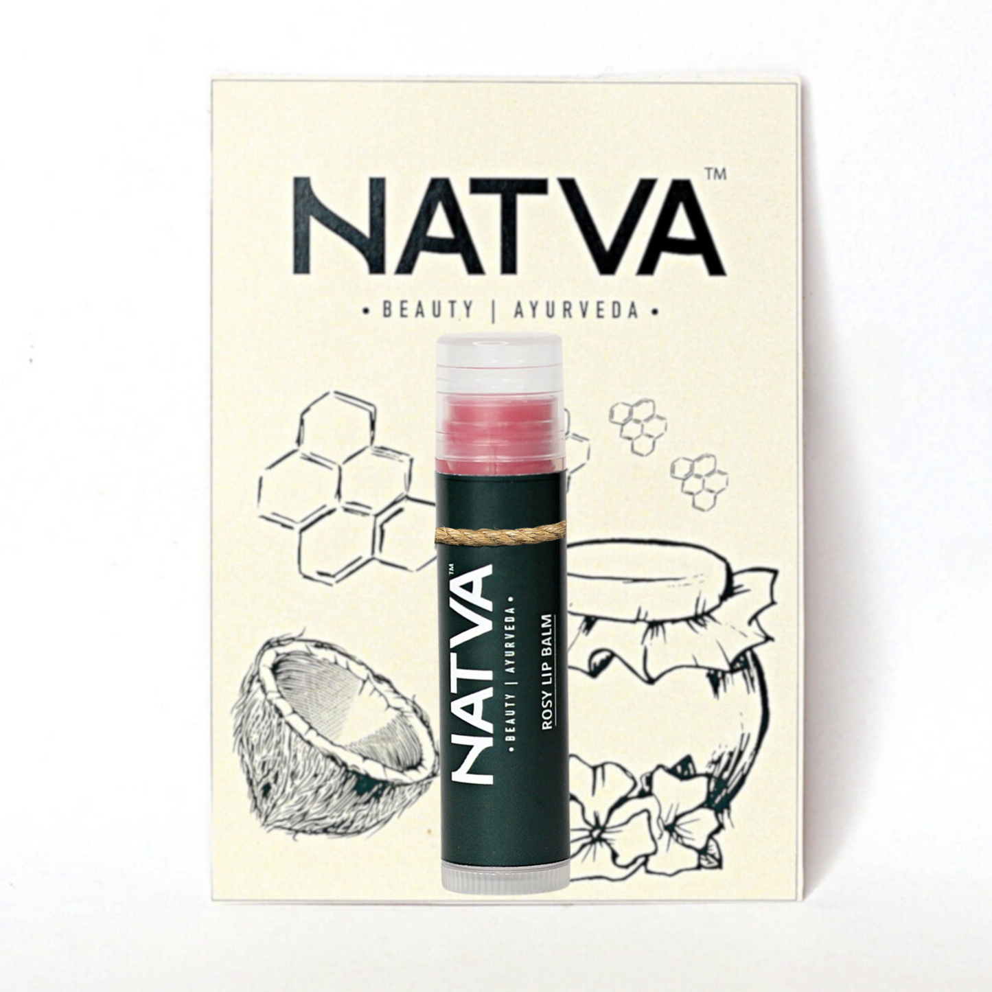 Beeswax Lip Balm - Rose